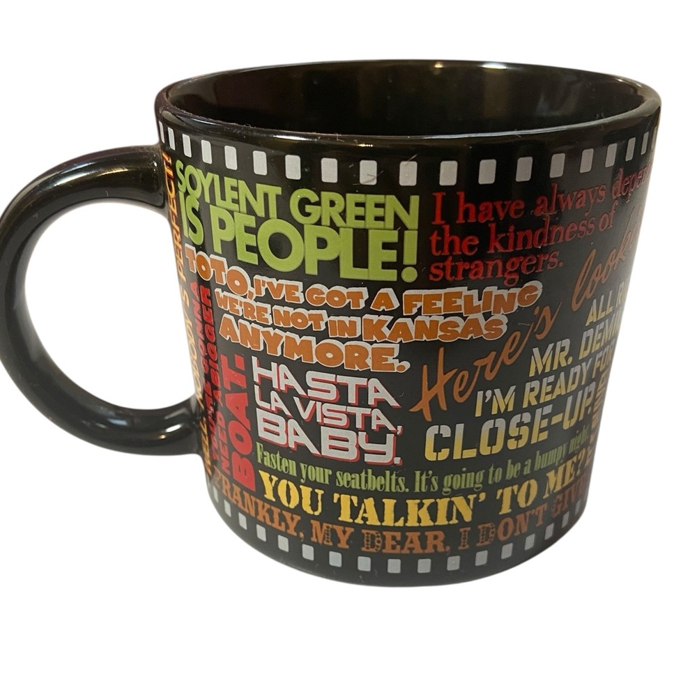 🎬 Classic Movie Quotes Mug – “The End” Base – 2014 Edition